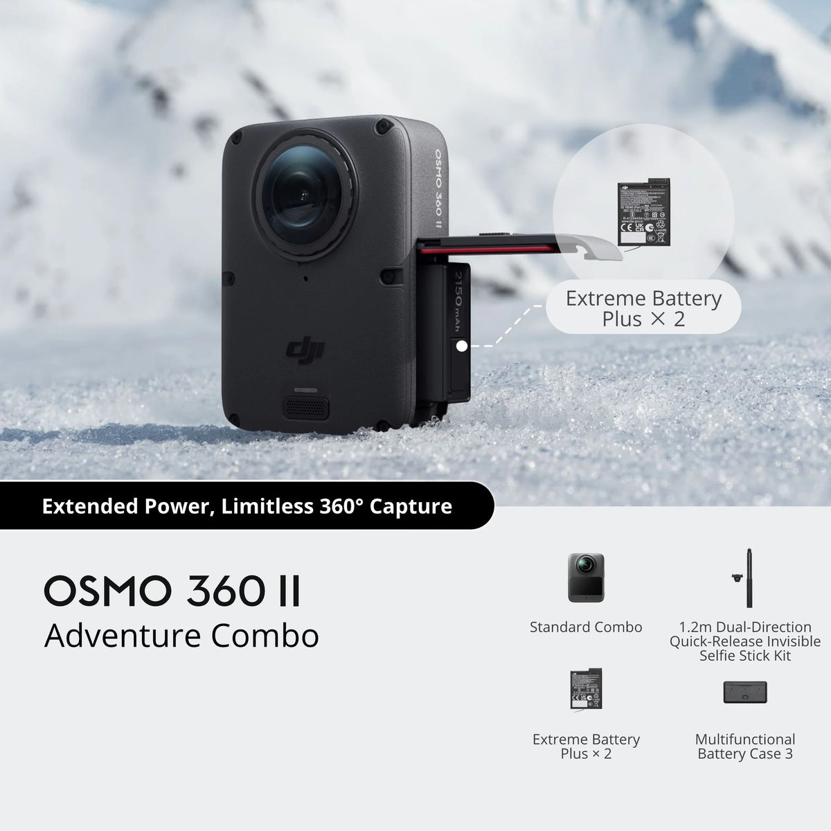 Osmo 360 II - Adventure Combo